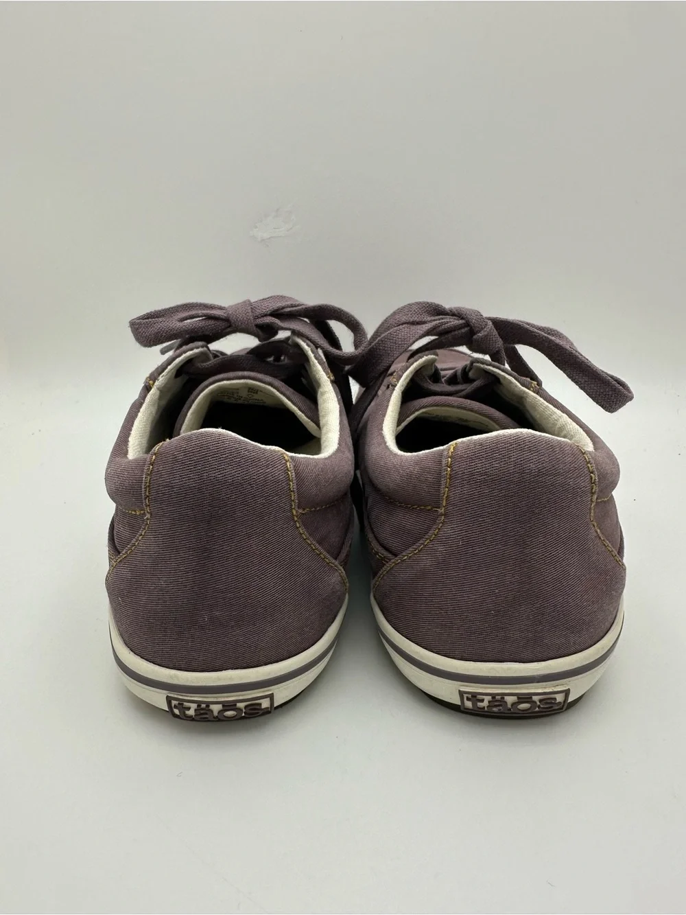 Taos Star Lavender Canvas Casual Lace Up Comfort Shoes Sneakers Women’s Size 6.5
